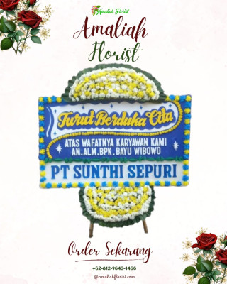 Papan Bunga Duka di Bukit Indah