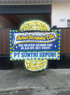 Papan Bunga Duka di Bukit Indah