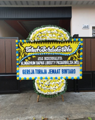 Papan Bunga Duka di Bukit Indah